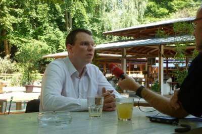 Sommerinterview mit Inforadio im Caf am Neuen See - Sommerinterview mit Inforadio im Café am Neuen See