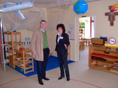 15.05.2007: Tag der offenen Tür: Florian Graf besucht die katholische Kindertagesstätte \\\
